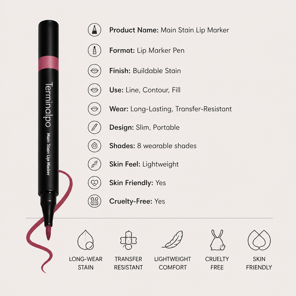 Terminalpo® Main Stain Lip Marker